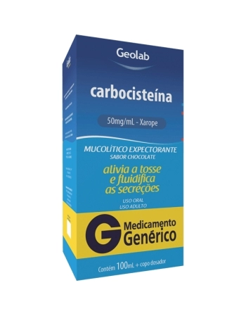 CARBOCISTEINA XAROPE ADULTO 100ML (GEOLAB)