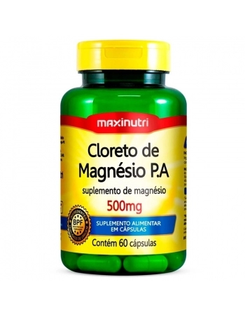 CLORETO DE MAGNESIO PA C/60CAPS (MAXINUTRI)