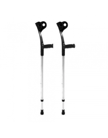 MULETA CANADENSE POP ALUMINIO FIXA ADULTO PRETA (M407) (INDAIA)