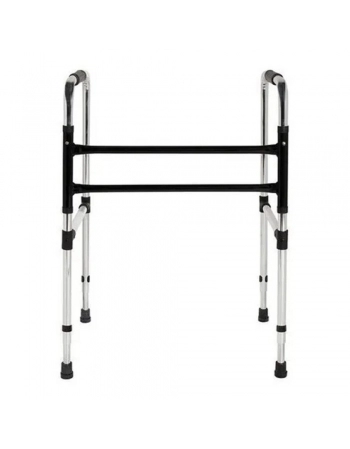 ANDADOR ALUMINIO 100KG DOBRAVEL 2BARRAS PLUS (A399) (INDAIA)