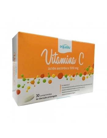 VITAMINA C 500MG C/30CPR LIBERACAO PROLONGADA (EQUALIV)