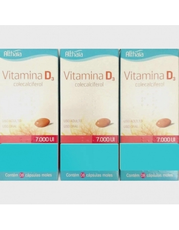 VITAMINA D 7.000UI C/8CAPS (ALTHAIA)