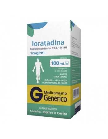 LORATADINA XAROPE 100ML (PHARLAB)