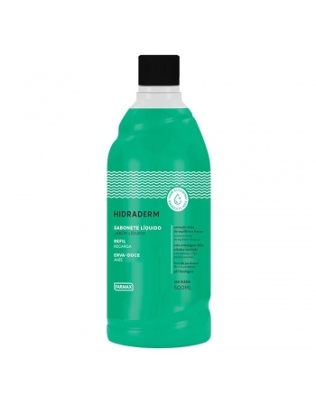 SABONETE LIQUIDO HIDRADERM REFIL ERVA DOCE 500ML (FARMAX)