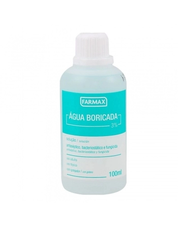 AGUA BORICADA 3% 100ML (FARMAX)