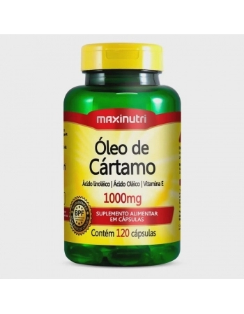 OLEO DE CARTAMO C/120CAPS (MAXINUTRI)