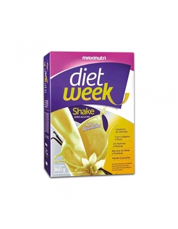 DIET WEEK SHAKE BAUNILHA 360G (MAXINUTRI)