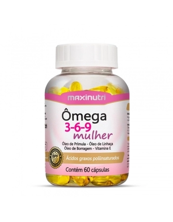 OMEGA 3-6-9 MULHER C/60CAPS (MAXINUTRI)