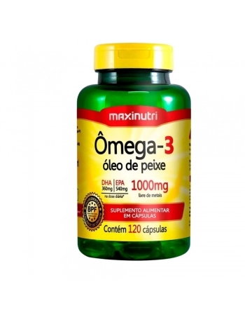 OMEGA 3 1000MG C/120CAPS (MAXINUTRI)