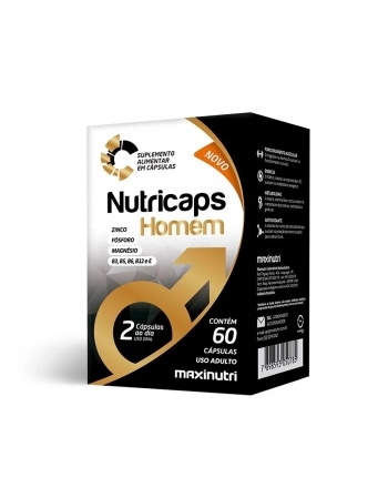 NUTRICAPS HOMEM C/60CAPS (MAXINUTRI)