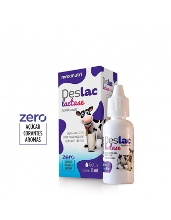 DESLAC GOTAS 15ML LACTASE P/INTOLERANTES A LACTOSE (MAXINUTRI)