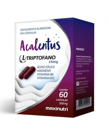 ACALENTUS 250MG C/60CAPS L-TRIPTOFANO (MAXINUTRI)