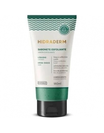 SABONETE LIQUIDO ESFOLIANTE ERVA DOCE HIDRADERM 180ML (FARMAX)