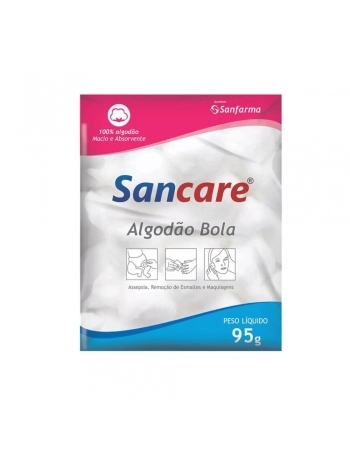 ALGODAO BOLA 95G SANCARE (SANFARMA)