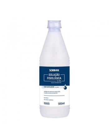 SORO FISIOLOGICO C/TAMPA 500ML SORIMAX (FARMAX)