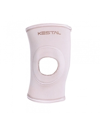 JOELHEIRA C/ORIFICIO E REFORCO PATELAR BEGE P (KSN002) (KESTAL)