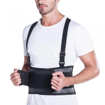 CINTA PROTETORA COSTAS E CINTURA PRETO M (KSN061) (KESTAL)