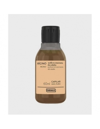 OLEO CAPILAR RICINO PURO 60ML (FARMAX)