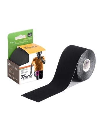 FITA DE KINESIO 5M X 5CM PRETO TMAX (CONTROLLER)