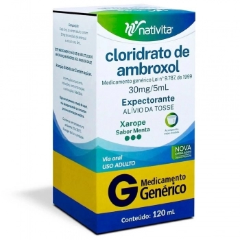AMBROXOL XAROPE ADULTO 100ML (NATIVITA)