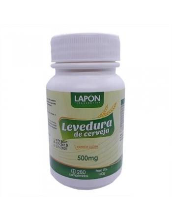 LEVEDURA DE CERVEJA 500MG C/280CPR (LAPON)