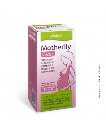 MATHERLLY GEST C/30CPR VITAMINA P/GESTANTE (NATURELIFE)