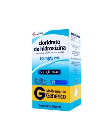 HIDROXIZINA XAROPE 100ML (GLOBO)