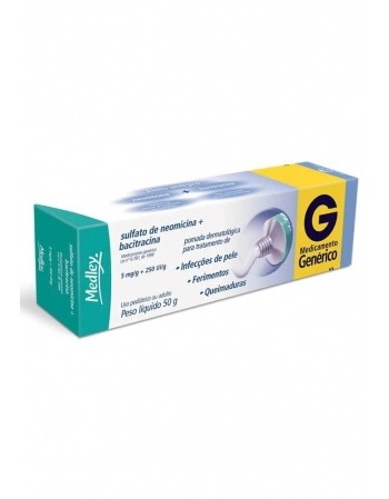 NEOMICINA + BACITRACINA POMADA 50G (MEDLEY)