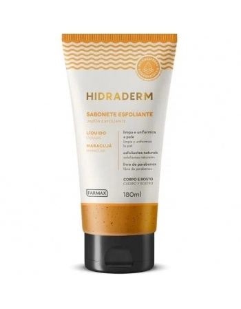 SABONETE LIQUIDO ESFOLIANTE MARACUJA HIDRADERM 180ML (FARMAX)