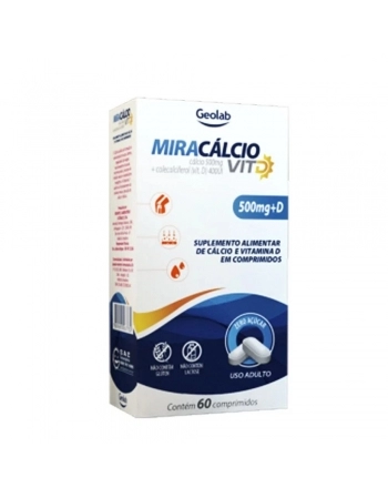 MIRACALCIO 500MG D C/60CPR CALCIO VITAMINA D (GEOLAB)