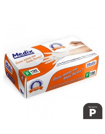 LUVA P/PROCEDIMENTOS P C/100 UND (MEDIX)