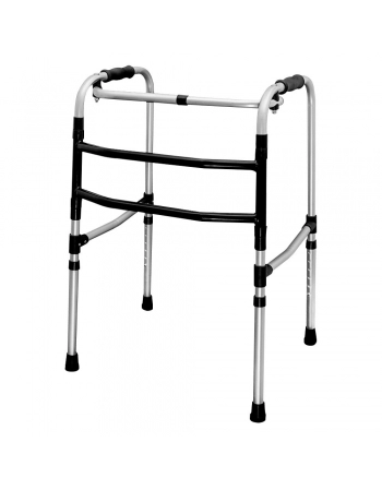 ANDADOR ALUMINIO 130KG DOBRAVEL 3BARRAS AD (ANB3) (INDAIA)