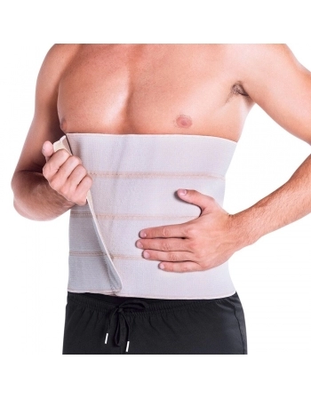 FAIXA ELASTICA ABDOMINAL 4 GOMOS BEGE G (KSO101) (KESTAL)