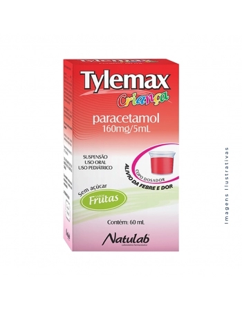 TYLEMAX CRIANCA SUSPENSAO 60ML PARACETAMOL (NATULAB)