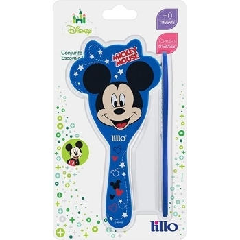 KIT ESCOVA E PENTE MICKEY
