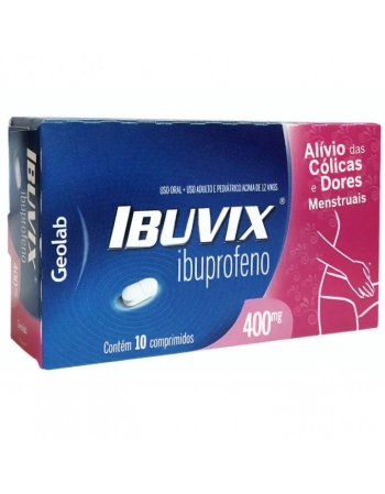 IBUVIX 400MG C/10CPR IBUPROFENO (GEOLAB)