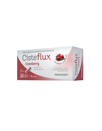 CISTEFLUX 500MG C/30CAPS CRANBERRY
