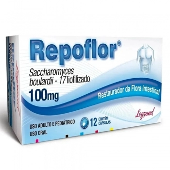 REPOFLOR 100MG C/12CAPS