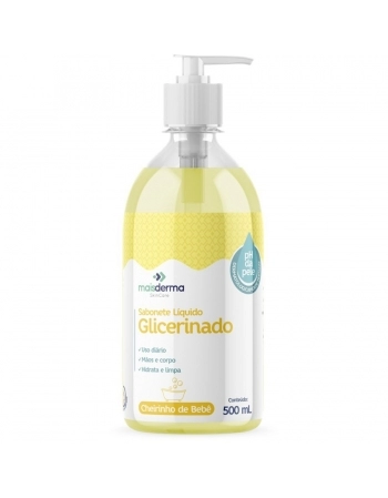 SAB.LIQ.GLICE.CHERINHO DE BEBE MAISDERMA 500ML