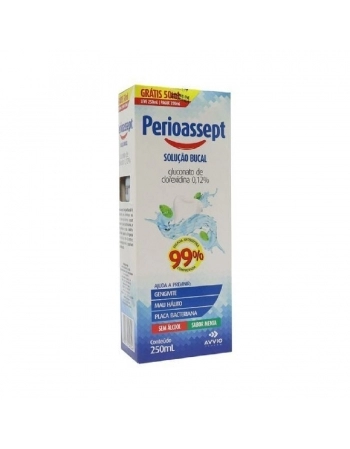 ENX.BUCAL S/ALCOOL 250ML PERIOASSEPT C/CLOREXIDINA
