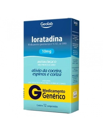 LORATADINA 10MG C/12CPR