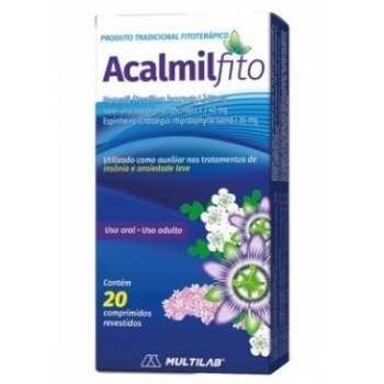 ACALMIL FITO C/20CPR MARACUJA+VALERIANA+ESPINHEIRO