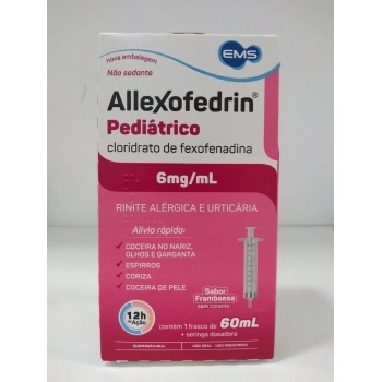 ALLEXOFEDRIN CRIANÇA SUSP.60ML FEXOFENADINA