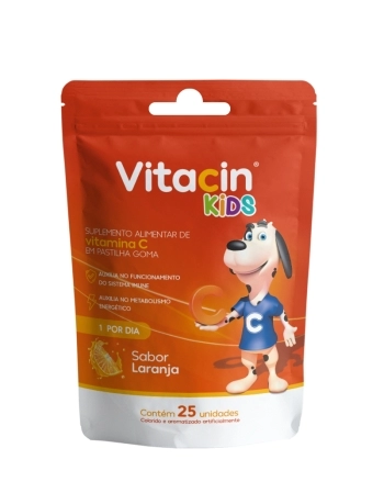 VITACIN KIDS GOMINHA LARANJA C/25 VITAMINA C (GEOLAB)