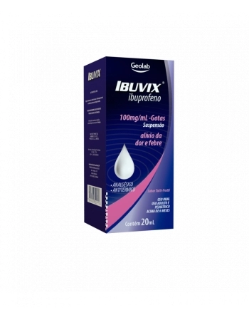 IBUVIX 100MG GOTAS 20ML IBUPROFENO (GEOLAB)