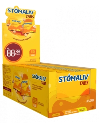 STOMALIV LARANJA MASTIGAVEL 20 X 10CPR (GEOLAB)