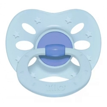 CHUPETA T1 (807620) SILICONE DESENHOS AZUL (LILLO)