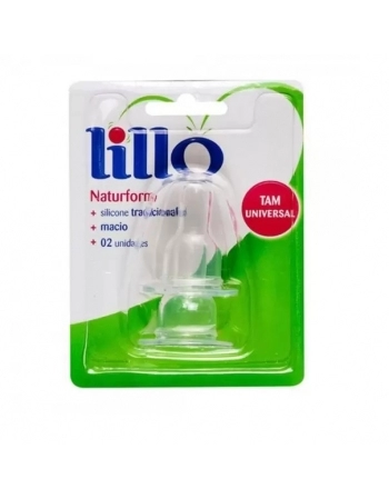 KIT C/2 BICO REDONDO NATUR SILICONE (838100) (LILLO)