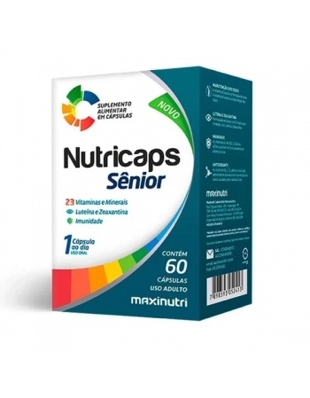 NUTRICAPS SENIOR C/60CAPS (MAXINUTRI)