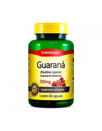 GUARANA 500MG C/60CAPS (MAXINUTRI)